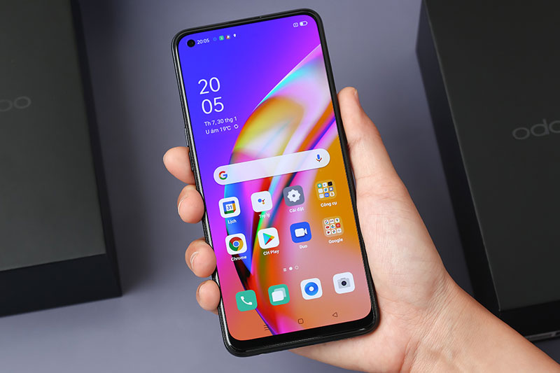 OPPO A94 | Kích thước màn hình siêu lớn 6.4 inch, camera đục lỗ